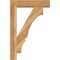Ekena Millwork Balboa Block Rough Sawn Bracket w/ Offset Brace, Western Red Cedar, 6"W x 24"D x 36"H BKT0604X24X36BOA05RWR - alternate 4